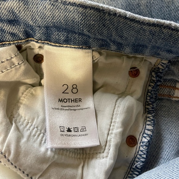 Mother Superior High-Waisted Hiker Hover Light Wash Women's Size 28 - Picture 4 of 9